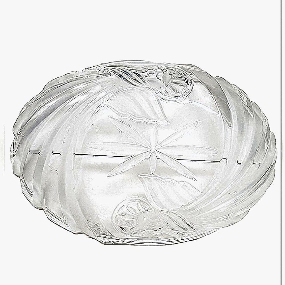 Gorham Crystal Oval Server